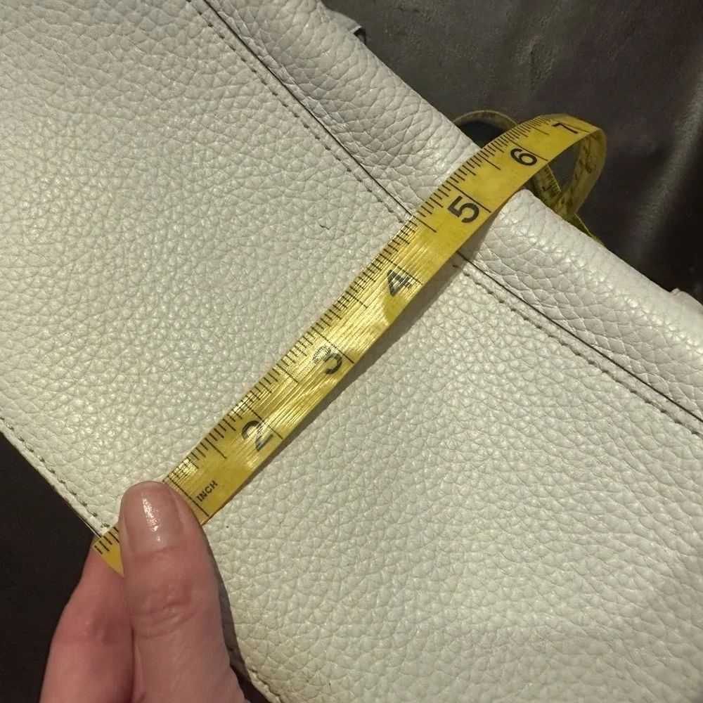 Kate Spade White Leather Tote Bag